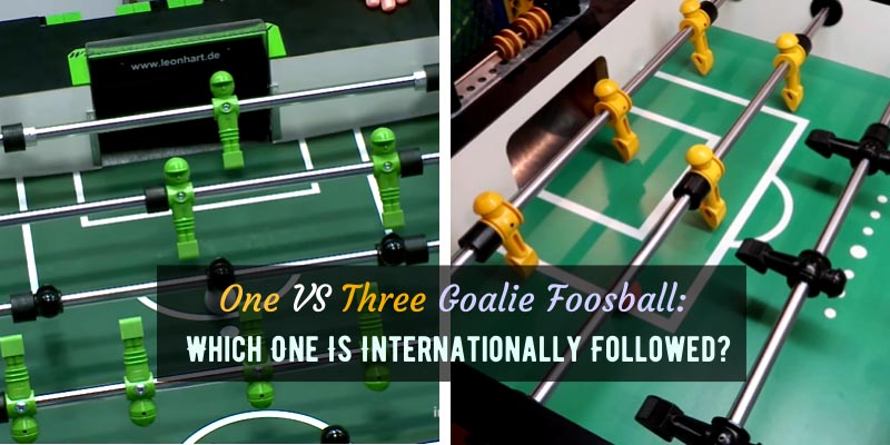 One VS Three Goalie Foosball