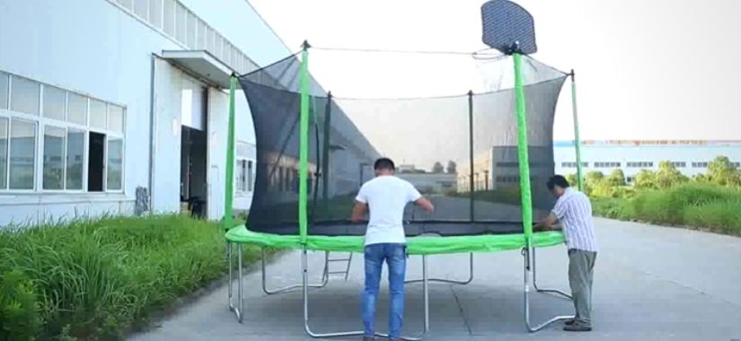 How To Install Trampoline Basketball Hoop