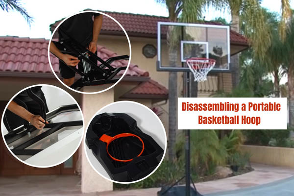 Disassembling a Portable Basketball Hoop