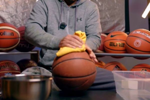 Cleaning A Rubber Basketball